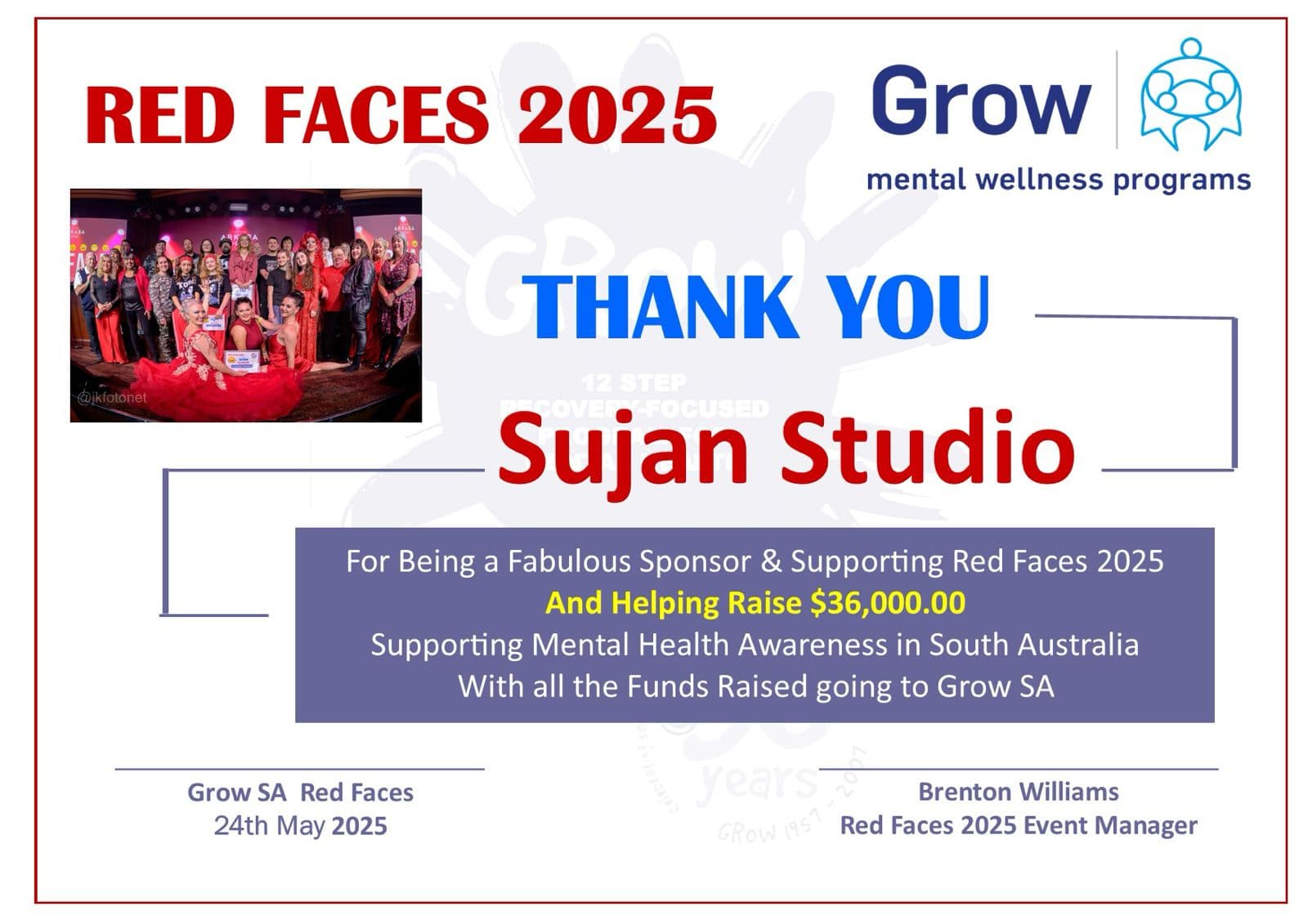 Community members gathered during a Sujan Studio initiative