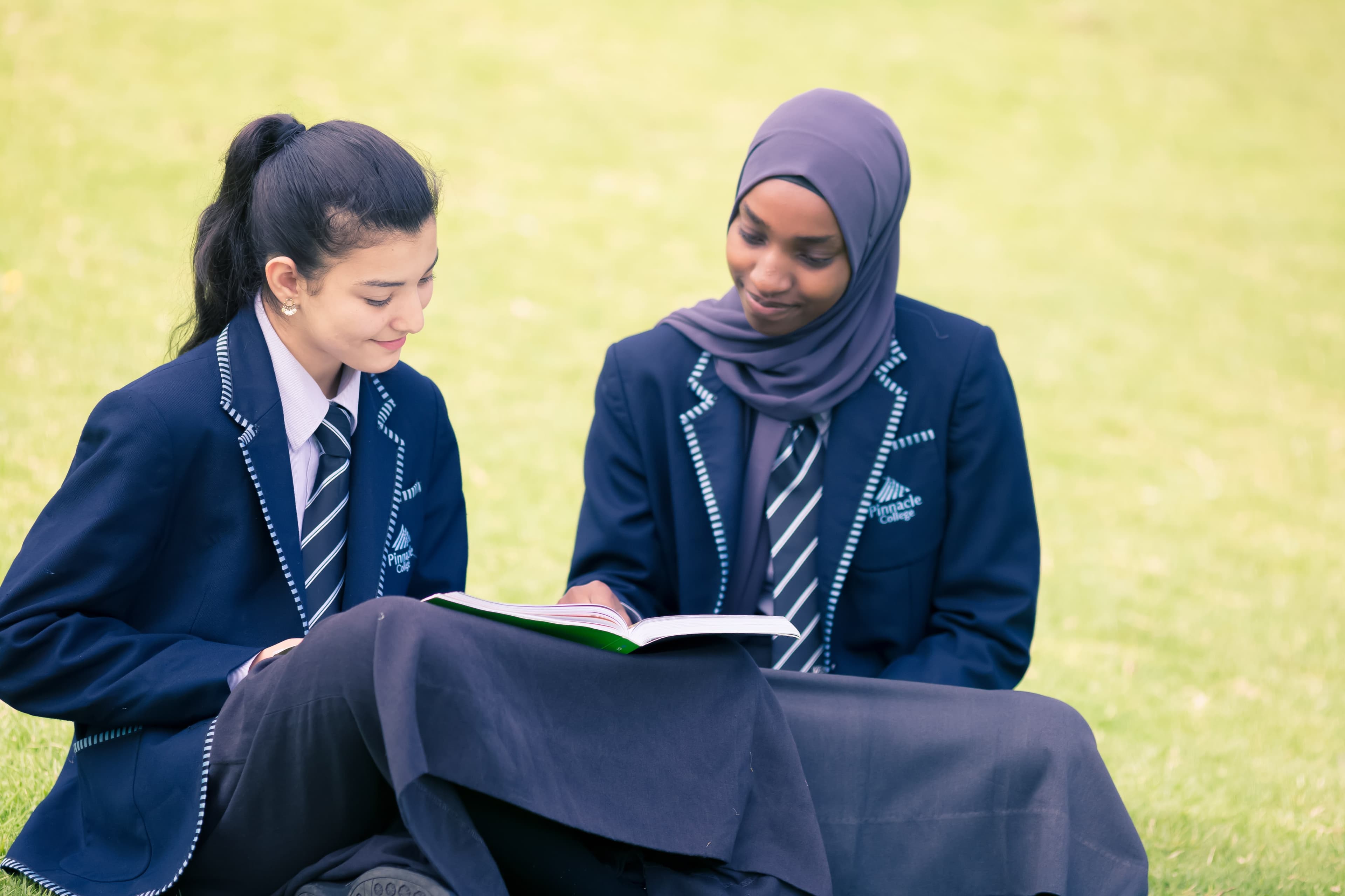 Graduation ceremony moment captured on stage