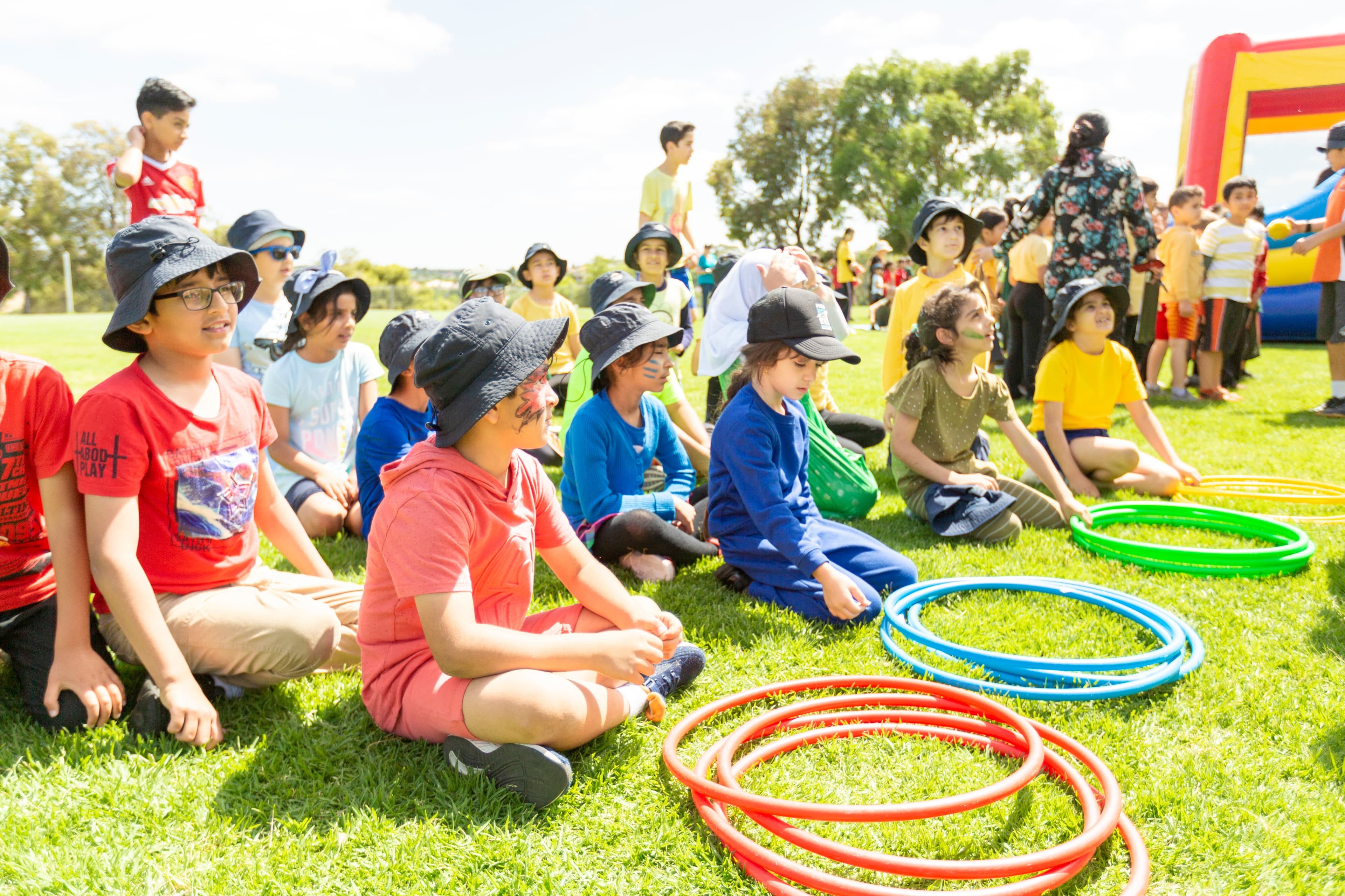 Classroom scene with students and teacher during a lesson