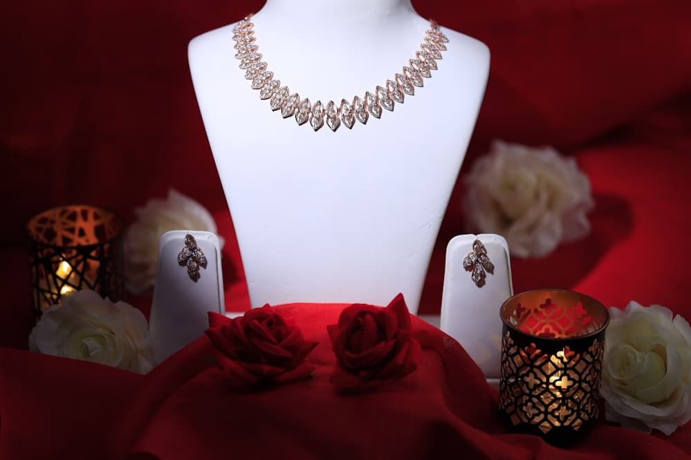 Flat lay product shoot with controlled lighting setup